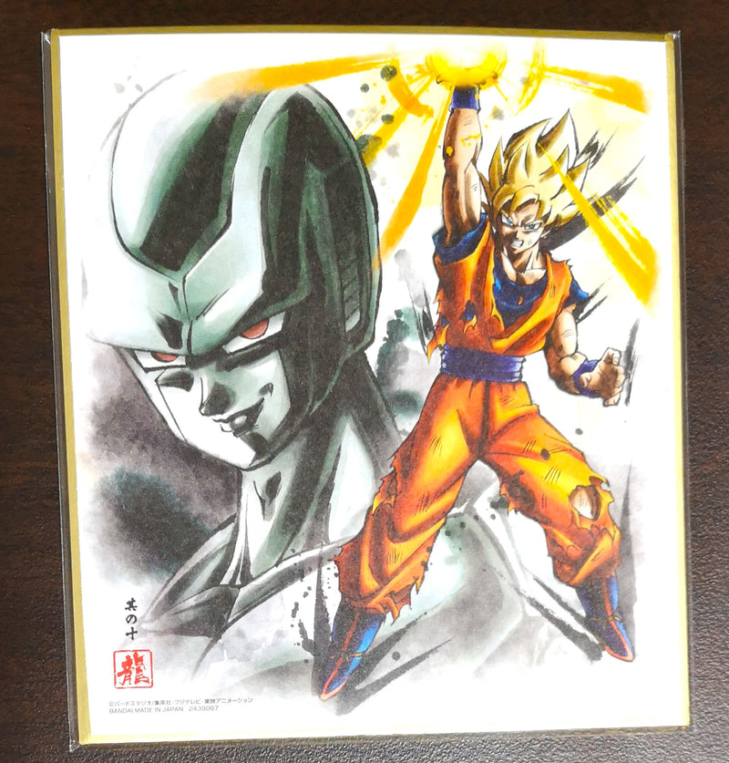 DBZ Shikishi Art6 Son Goku & Cooler