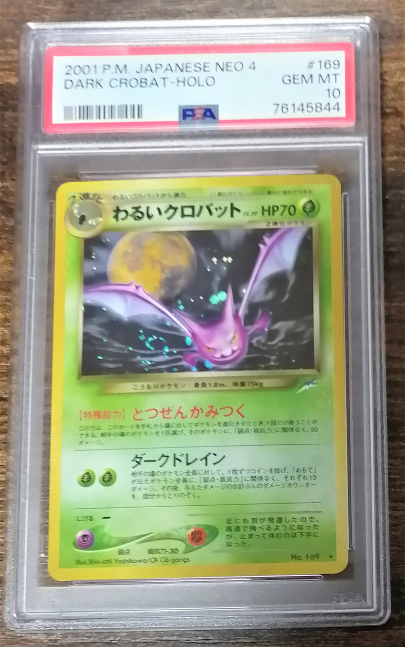 Carte Pokémon Neo Destiny 169 PSA10 Nostenfer Obscur