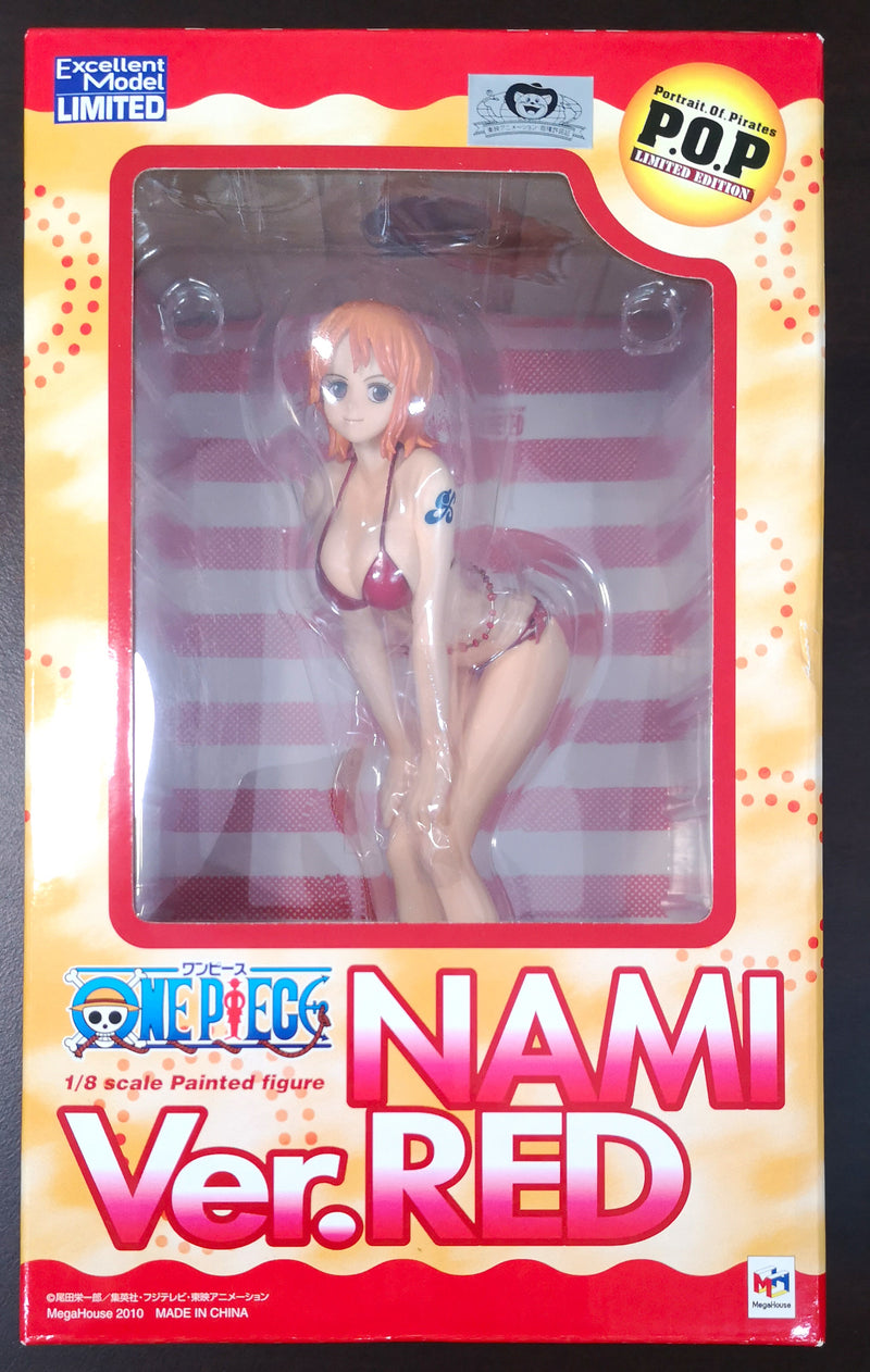 Figurine One Piece Limited Ed. Portrait of Pirates Nami Red Version