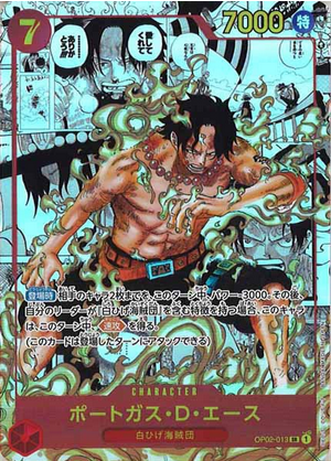 Carte One Piece OP02-013 Portgas D. Ace Super Alternate