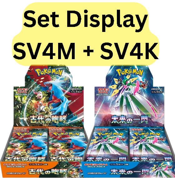 Set 2 Display Pokémon Scarlet & Violet SV4K + SV4M