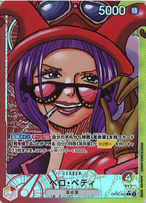Carte One Piece OP05-002 Belo Betty Alternate