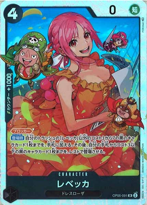 Carte One Piece OP05-091 Rebecca