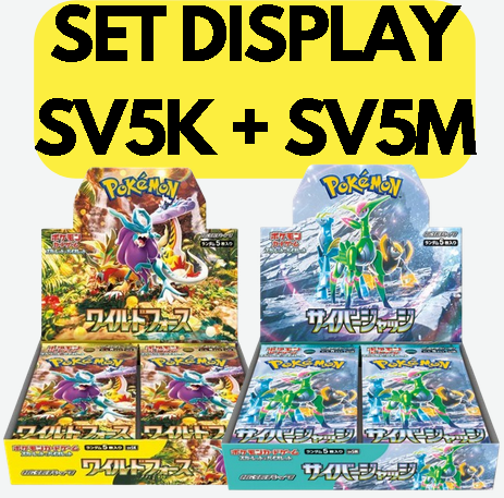 Set 2 Display Pokémon Scarlet & Violet SV5K + SV5M
