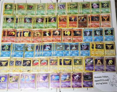 Pokemon Card JapanTCG Repack Wizard & E-Series (5 Cards)