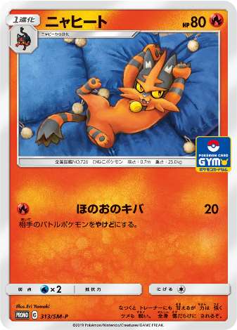 Carte Pokémon 313/SM-P Matoufeu