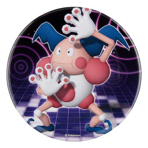 Pokemon Center Big Can Badge Mr. Mime