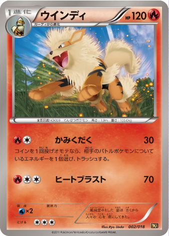 Pokemon Card BKR 002/018