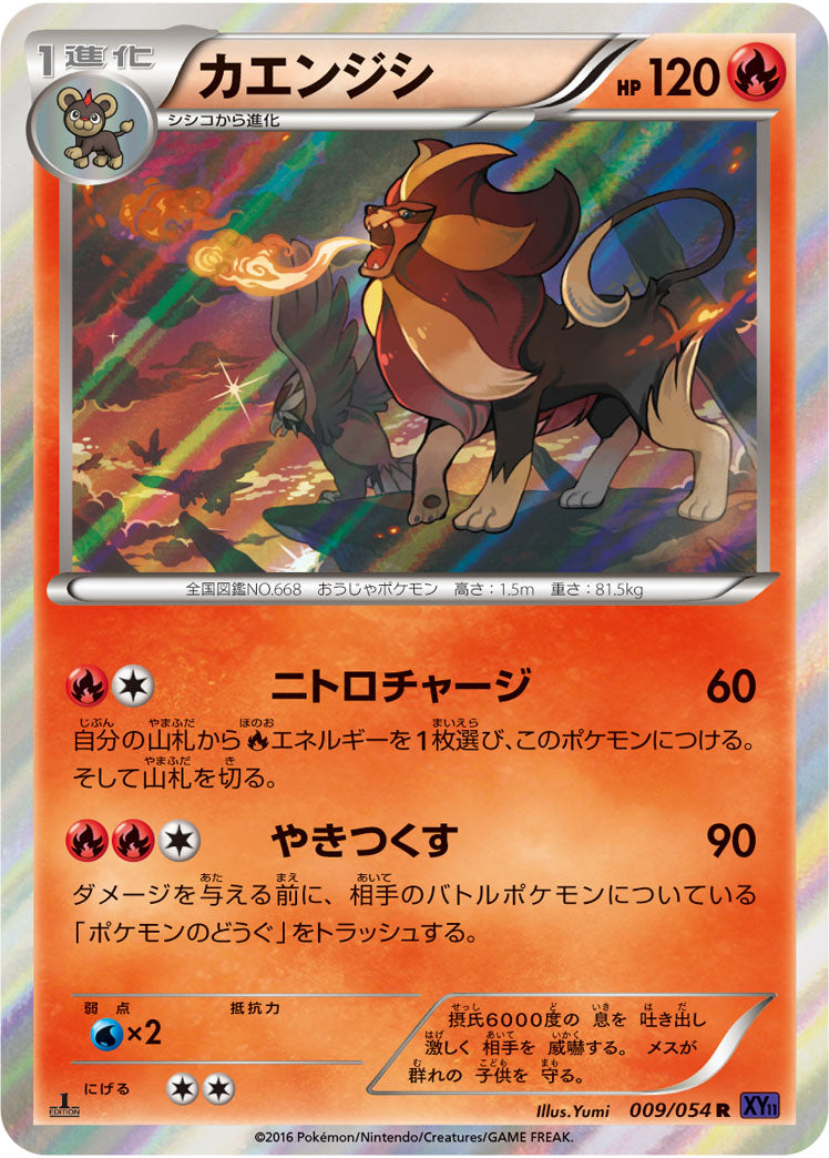 Pokemon Card XY11 009/054 R