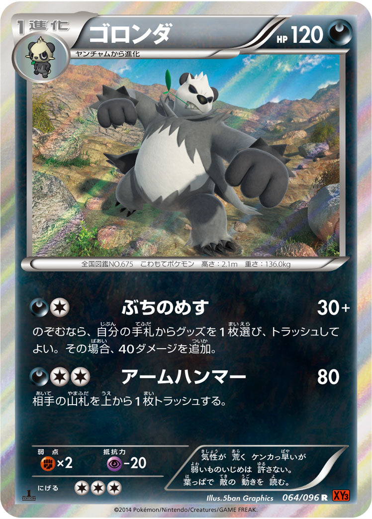 Carte Pokémon XY3 064/096
