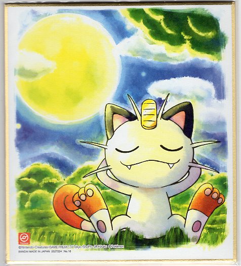 Pokémon Shikishi Art4 No.16 Miaouss